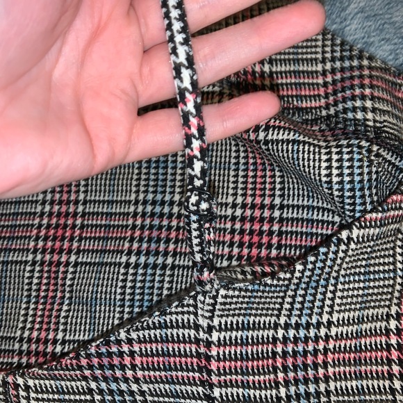 ASOS plaid button detail slip style dress - Picture 6 of 8